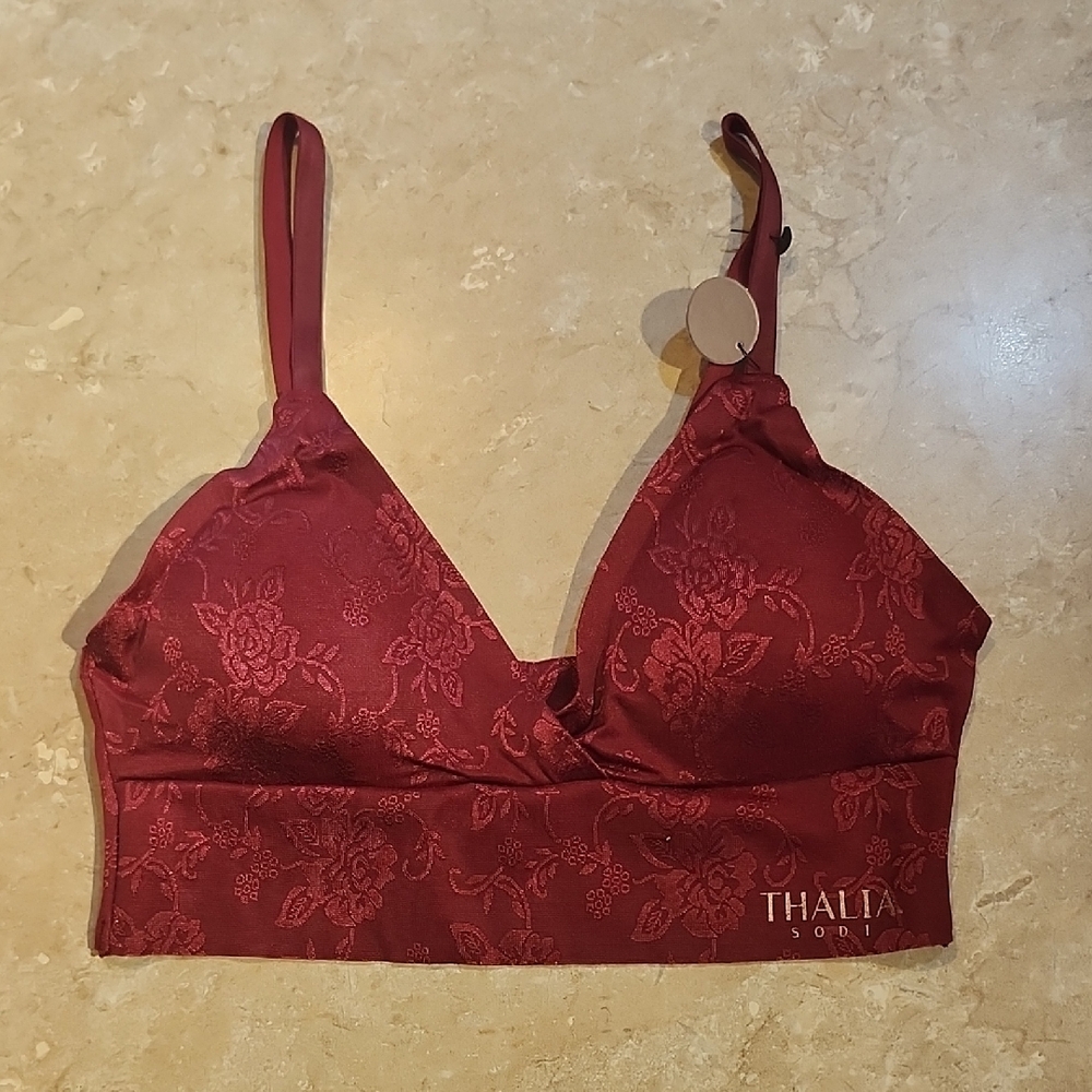 Thalia Soda Burgundy Pure Comfort Bralette M